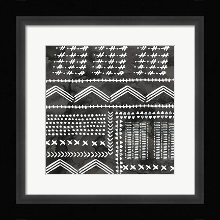Framed African III Black Version Print