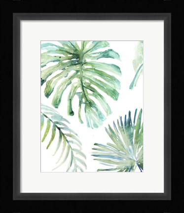 Framed Palm Leaf Variation Print