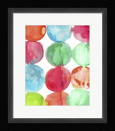 Framed Gold Swirl II Print