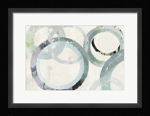 Framed Pale Blues I Print
