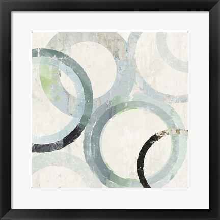 Framed Pale Blues II Print