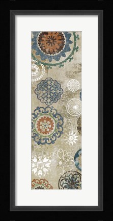 Framed Oriental Pattern III Print