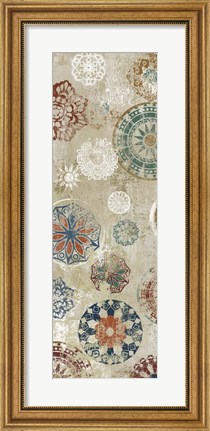 Framed Oriental Pattern VI Print