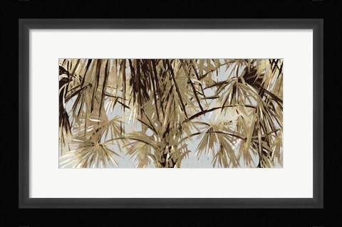 Framed Big Palms Print