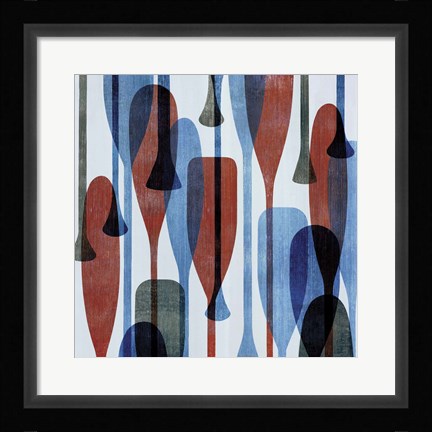 Framed Paddles I Print