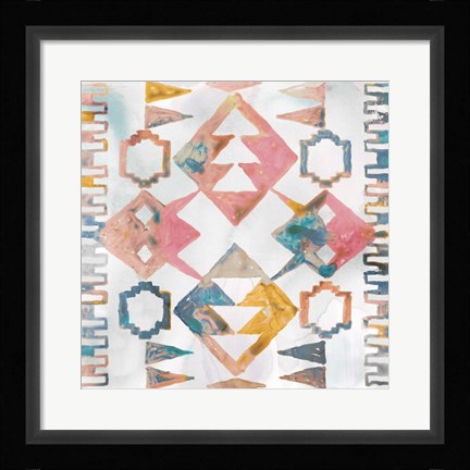 Framed Aztec Impressions II Print