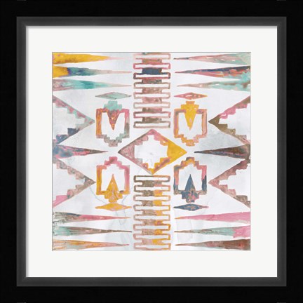 Framed Aztec Impressions III Print