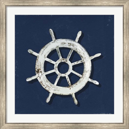 Framed At the Helm Print