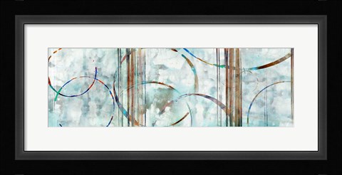 Framed Seafoam Panoramic Print