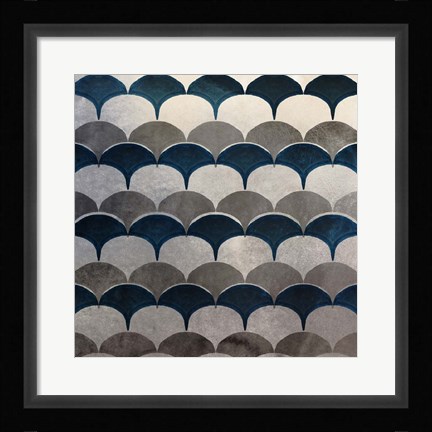 Framed Silver Sparkle Print