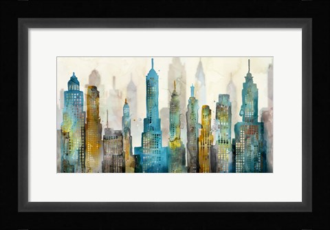 Framed City Sky Print