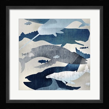 Framed Whale Watching I Print