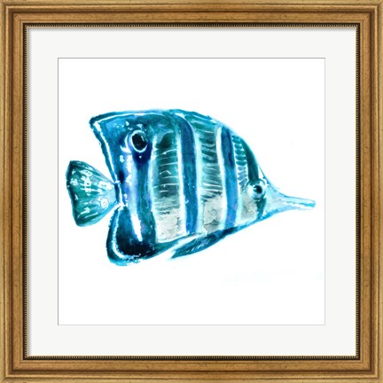 Framed Fish III Print
