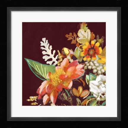 Framed Posy II Print