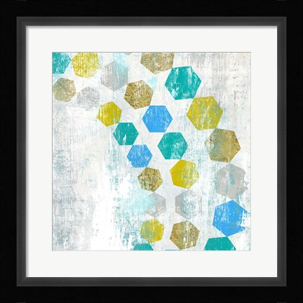 Framed Hexagon IV Print