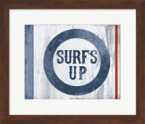 Framed Surfs Up Print