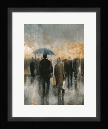 Framed Morning Avenue I Print