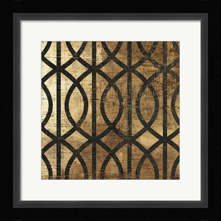 Framed Art Deco III Print