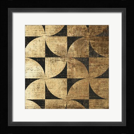 Framed Art Deco V Print