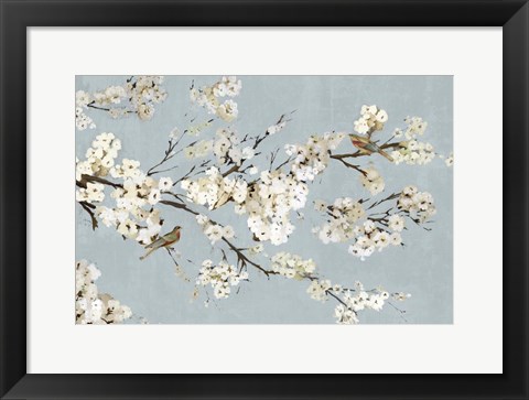 Framed Kimono with Birds I Print