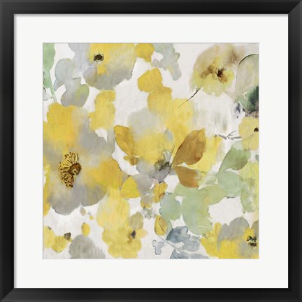 Framed Sunny Floral II Print