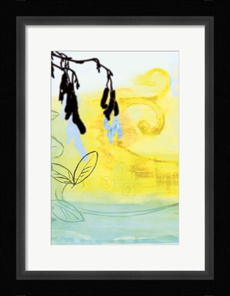 Framed Pea Pods Print