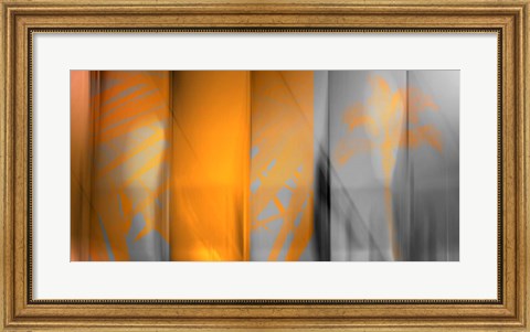 Framed Orange Shades Print
