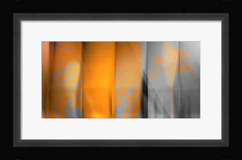 Framed Orange Shades Print