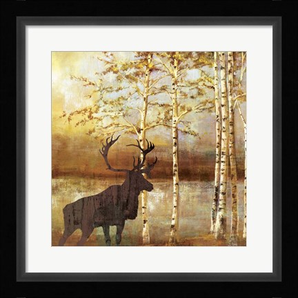 Framed Walking Face Print