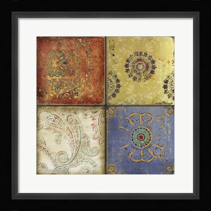 Framed Paisley Park II Print