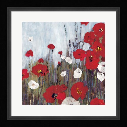 Framed Passion Poppies II Print