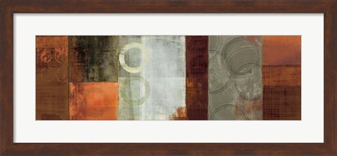 Framed Copper Segments Print