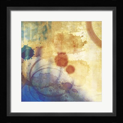 Framed Tie Dye B Print