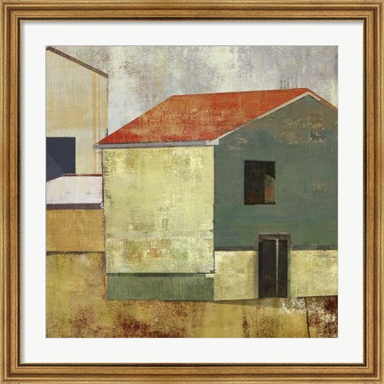 Framed Abstract Construction II Print