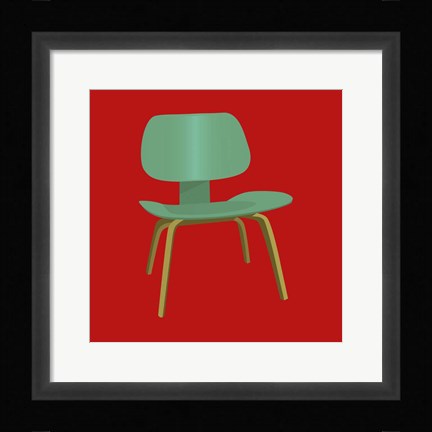 Framed Mid Century Chair III Print