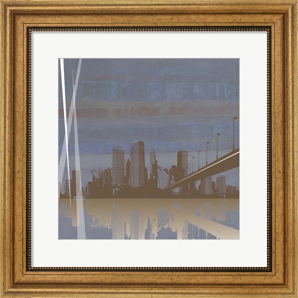 Framed City Scape Print