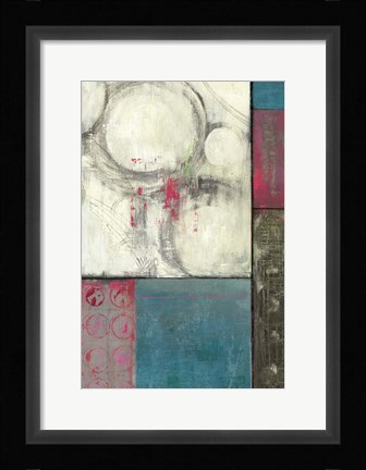 Framed Blue in Motion Print