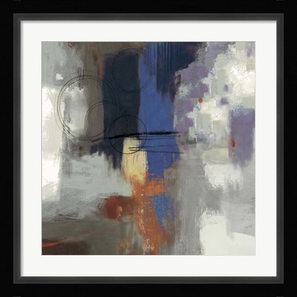 Framed Indigo Touch Print