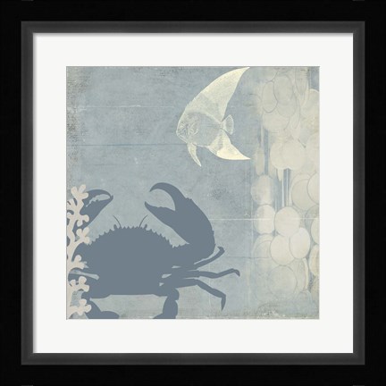 Framed Ocean Life II Print