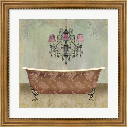 Framed Boudoir Bath I Print