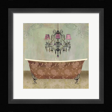 Framed Boudoir Bath I Print
