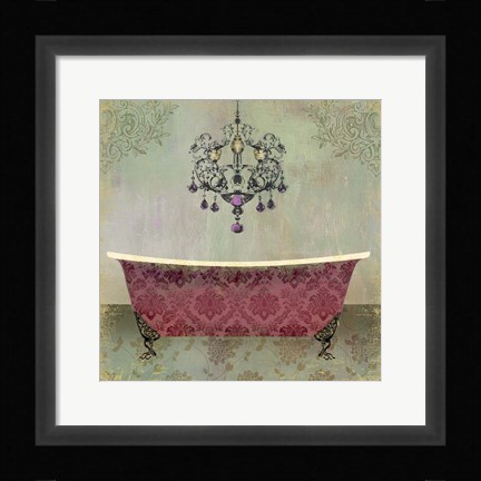 Framed Boudoir Bath II Print