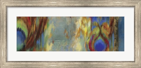 Framed Peacock Abstract Print