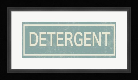 Framed Detergent Print