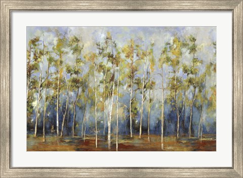 Framed Indigo Forest Print