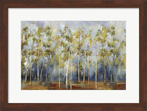 Framed Indigo Forest Print