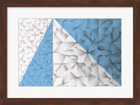 Framed Triangles Squared Print