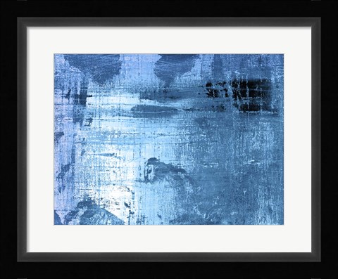 Framed Bleu Print