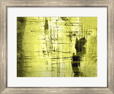 Framed Vert Lime Print