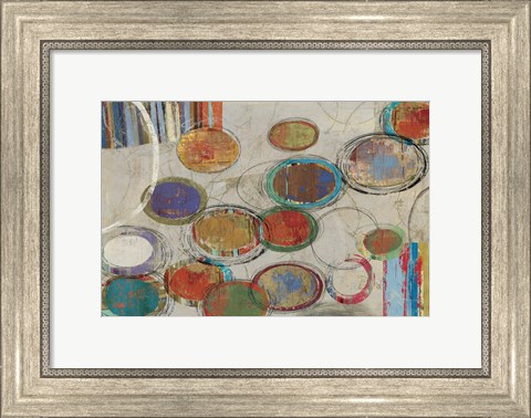 Framed Oval and Oval Print